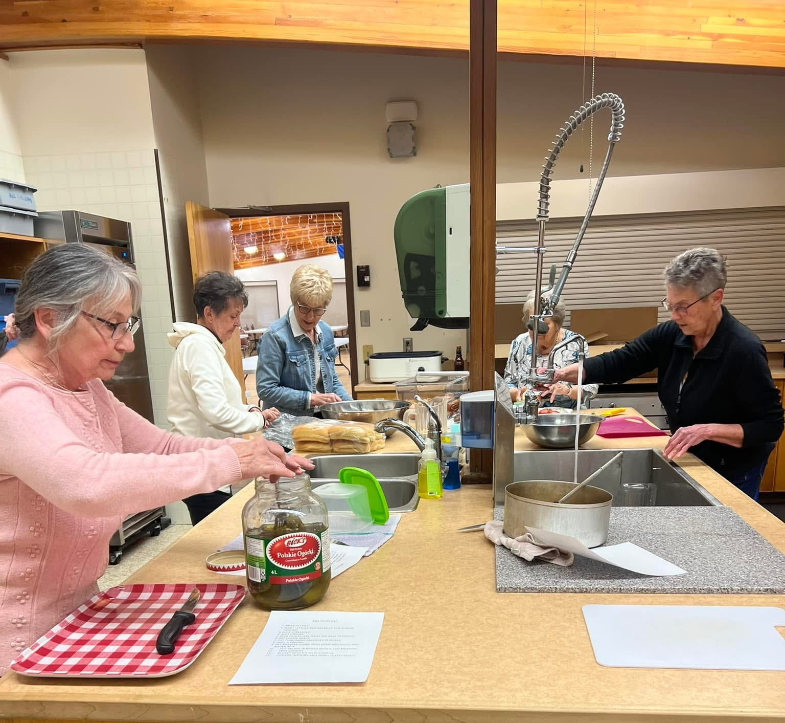 kitchen members, indoor activity